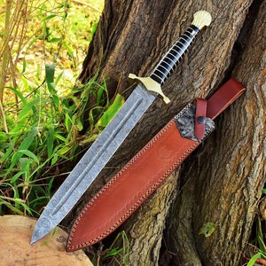 Handmade Sword Damascus Steel Viking Sword, Best Quality, Battle Ready Sword, Gift For Him, Wedding Gift for Husband Anniversary Gifts