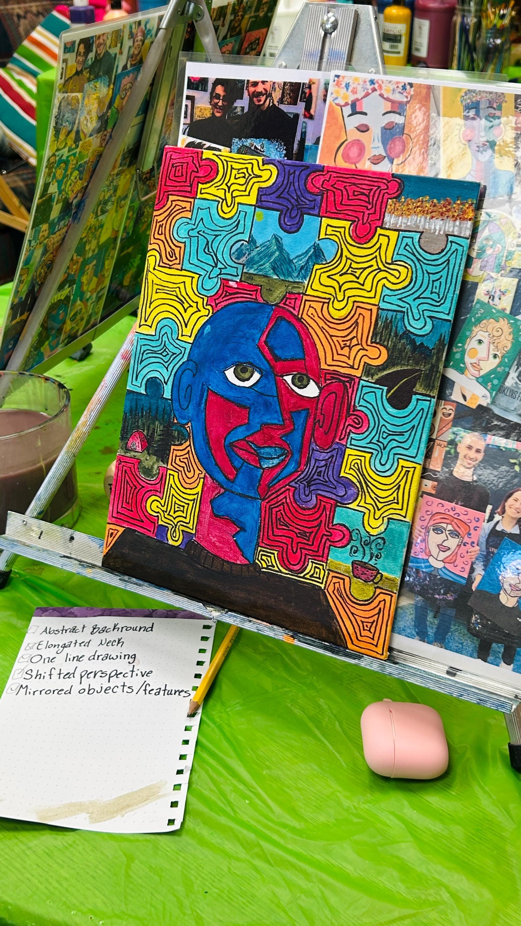 Picasso Art Lesson Printable | Cubism Drawing Game | Homeschool Art ...