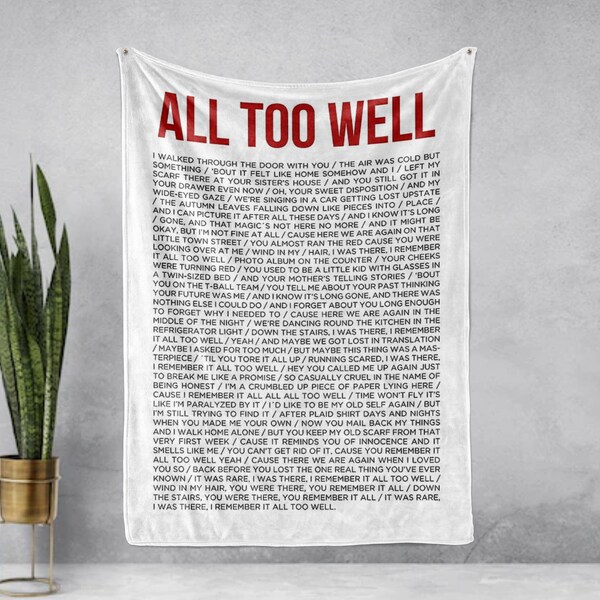 Taylorswift Throw Blanket Etsy