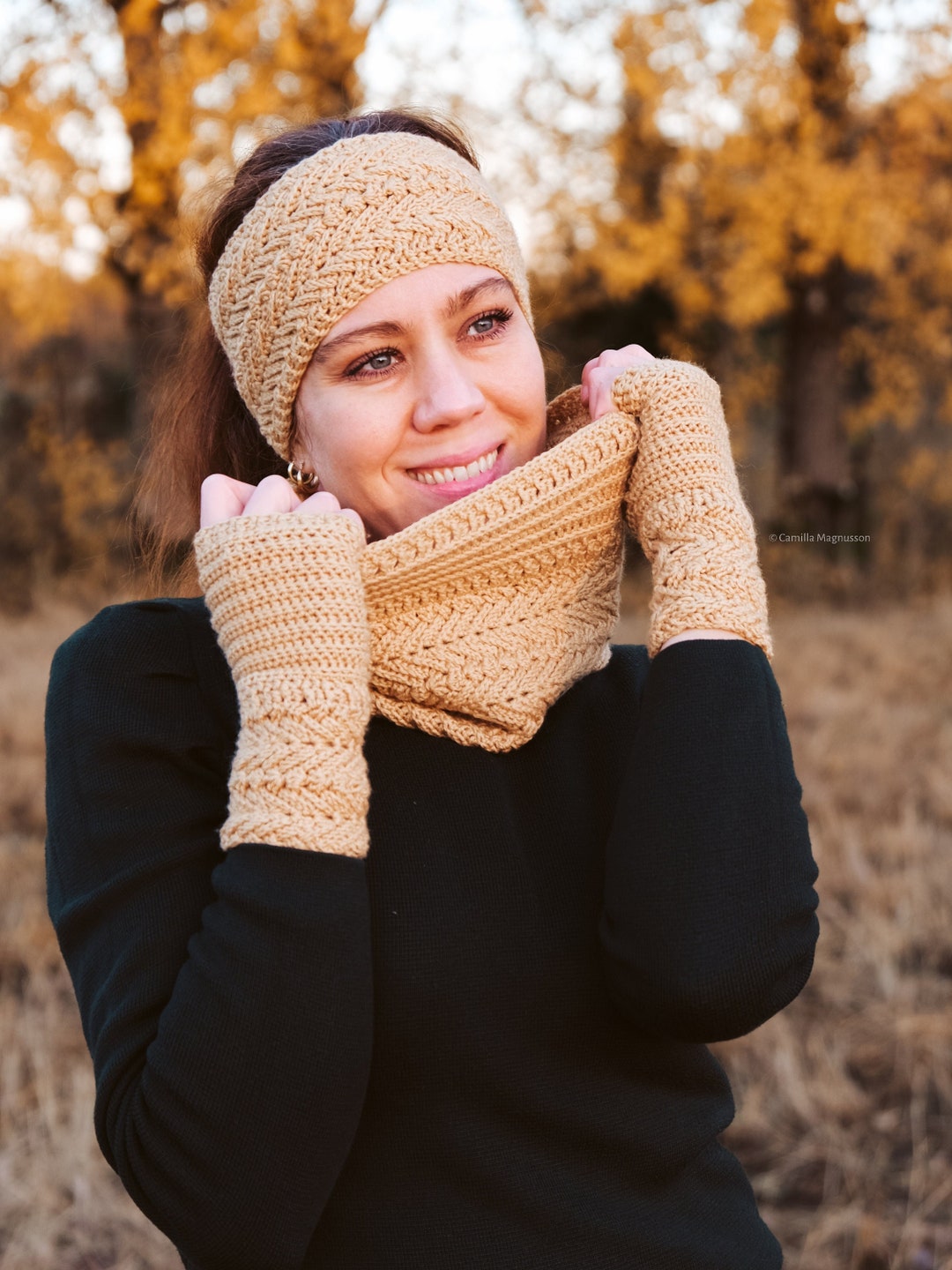 CROCHET PATTERN Bundle 3 Patterns for Beautiful Textured Stylish Ear ...