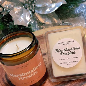 Single Wick Candles | Choose Your Scent | 7 oz. Coconut Soy Wax Candle in Amber Jar | Vegan | Candle Gift | Cozy Gift | Housewarming Gift