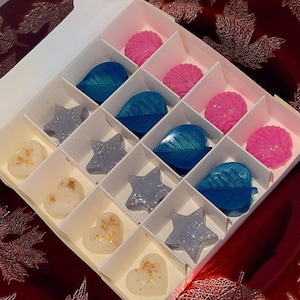 Wax Melt Sample Box | 16pc. Scented Wax Melts | Sampler Box | Wax Melts | Choose Your Scents | Gift Idea | Housewarming Gift | Handmade Gift