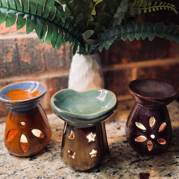 Essential Oil Burners | Wax Warmers | Assorted Designs | Tea lights | Pineapple Sage & Lavender Wax Melts