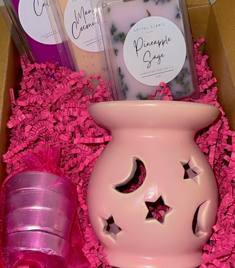 Wax Warmer Sets Wax Warmer Gift Set Wax Melts Tea Lights Etsy