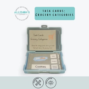 Task Cards: Grocery Categories