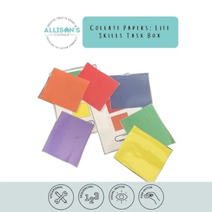 Collate Papers: Life Skills Task Box