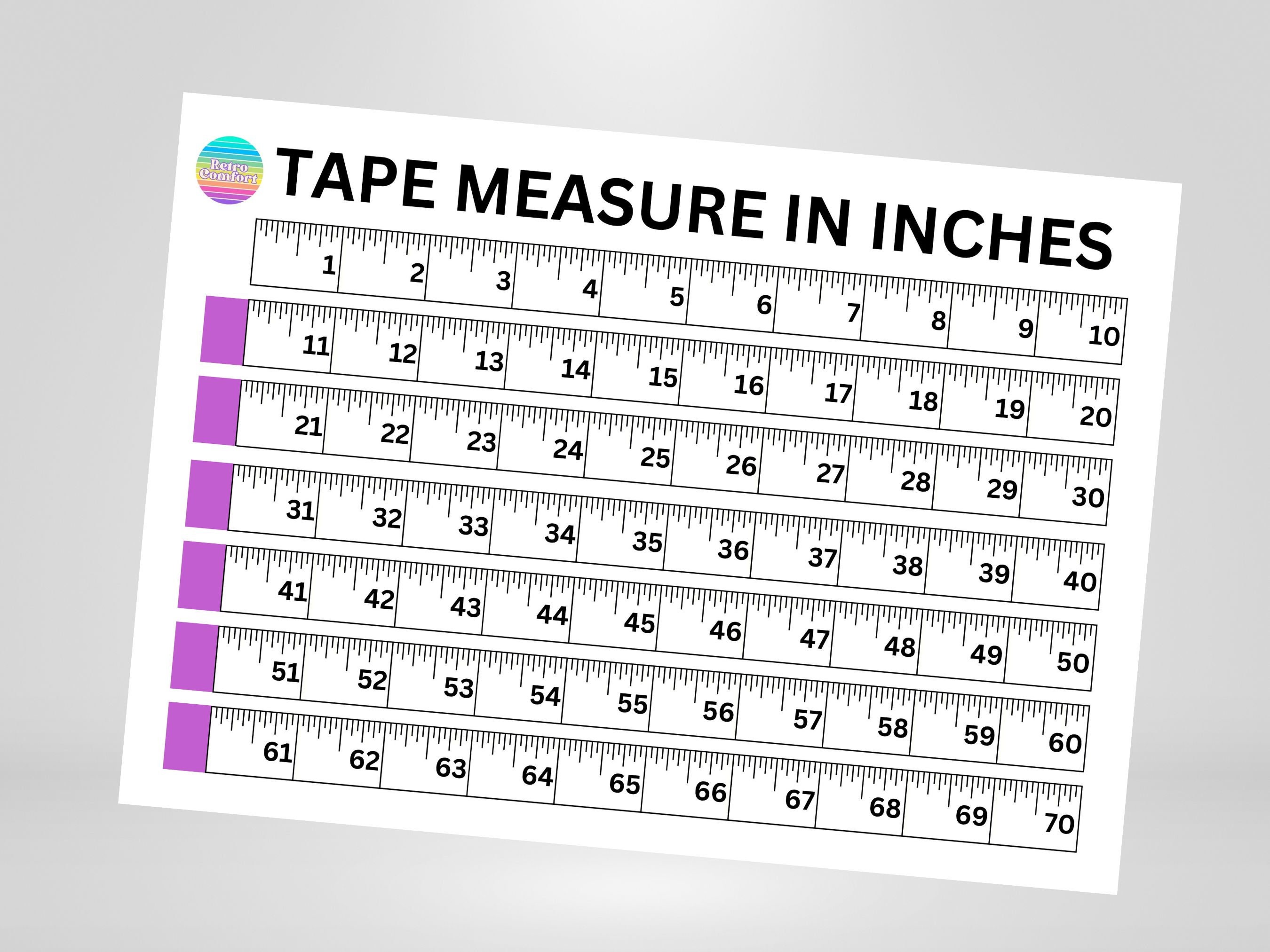 Tape Measure Printable Instant Download Digital Download Measuring Tape Tape Measure Printable Instant Download Digital Download Measuring Tape