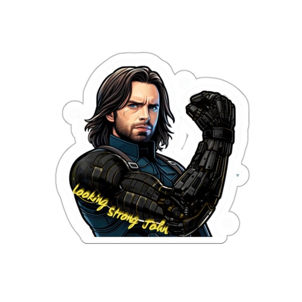 Looking Strong John, Bucky Barnes Sticker