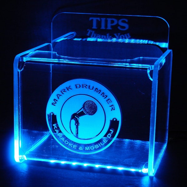 Custom Engraved LED Tip Box