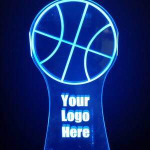 Glowing Table Centerpiece-Sports Theme