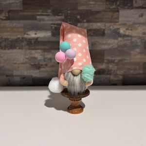 Birthday Gnome | Slouchy Hat Gnome | Tiered Tray Gnome | Farmhouse Gnome | Birthday Decor
