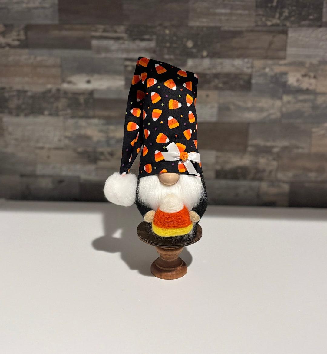 Halloween Gnome | Candy Corn Gnome | Fall Gnome | Slouchy Hat Gnome ...