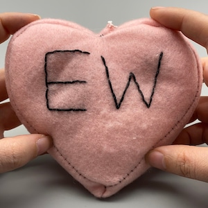 Candy Heart &#39;Ew&#39; Pillow Stuffed Plushie