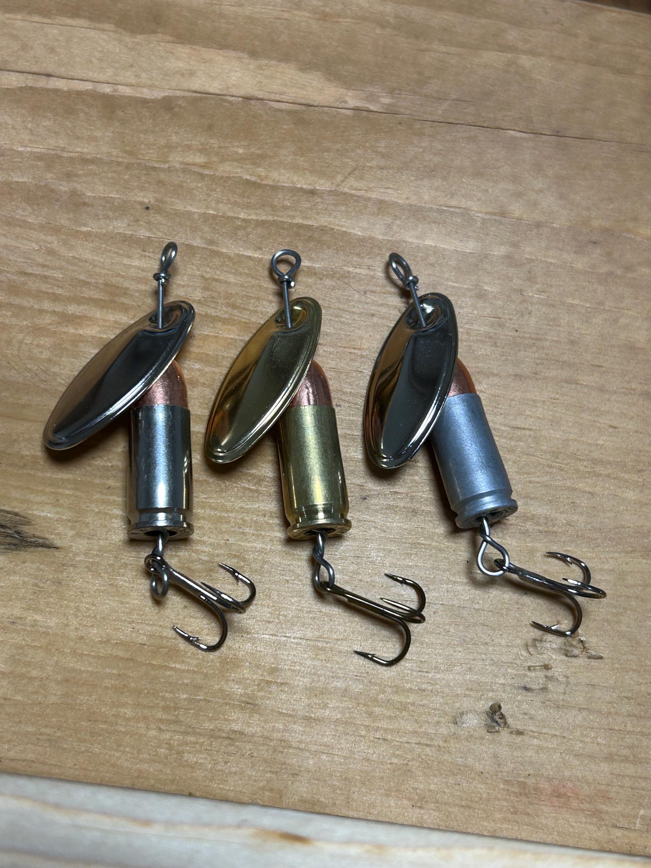 Fishing Bulletlure 3 Pack Spinning Fishing Lures. Fathers Day, Birthday ...