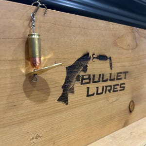 Fishing lure Spinning 9mm Bullet Father’s Day. Grandpa’s Day. Pops
