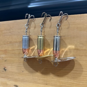 Fishing Bulletlure 3 pack Spinning Fishing Lures Gifts Fathers Day. Grandpa’s Day.