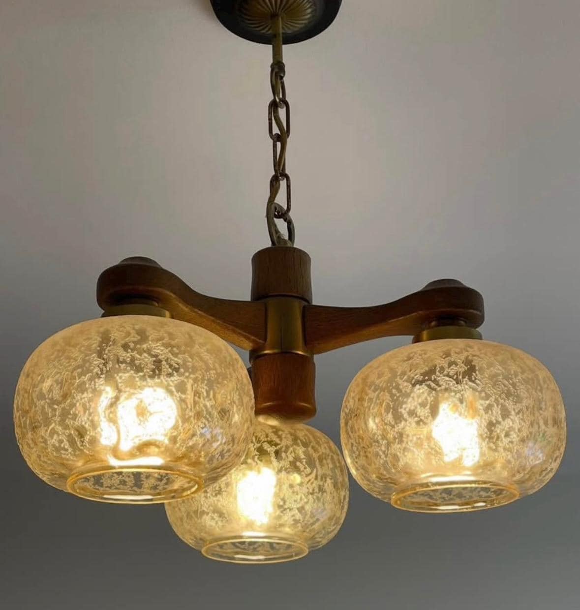 シーリングライト・天井照明 70s California Amber lamp Sphere 70s California Amber lamp Sphere｜70s Light Sphere - Etsy