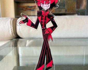 Hazbin Hotel Alastor Standee - Traje de San Valentín 2025 - 6"