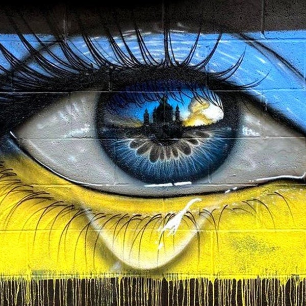 Ukraine pdf,Blue and Yellow Eye pdf,Digital file Ukraine,Help Ukraine,Support Ukraine,Stand With Ukraine pdf,Ukraine, Flag of Ukraine,Peace