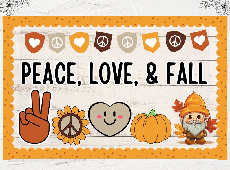 Fall Bulletin Board Idea Printable Halloween Bulletin Board Etsy