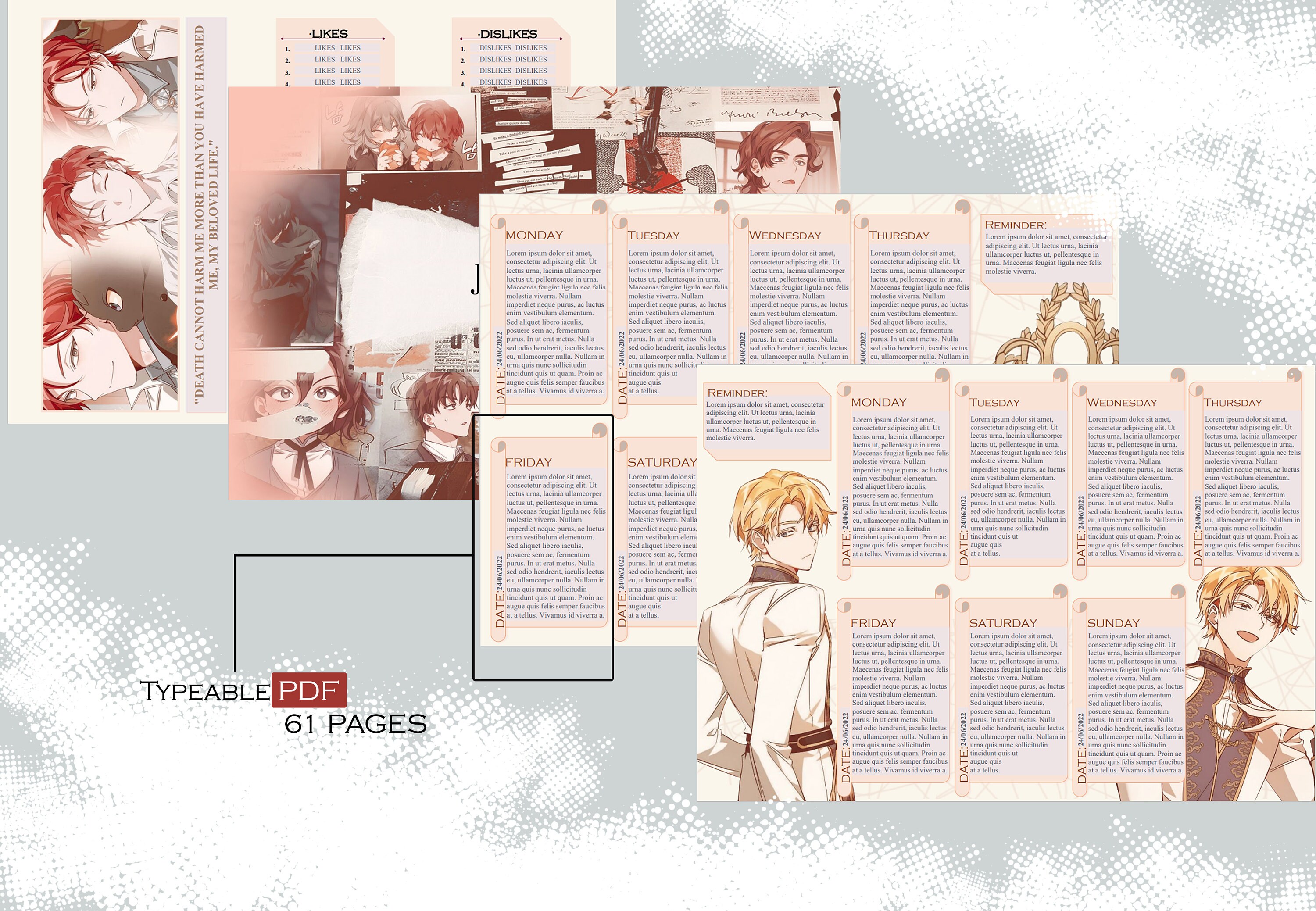 trash-of-the-count-s-family-weekly-planner-typeable-pdf-etsy