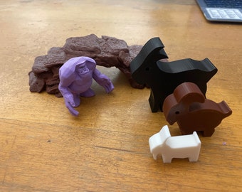 The Three Billy Goats Gruff Story Telling Box