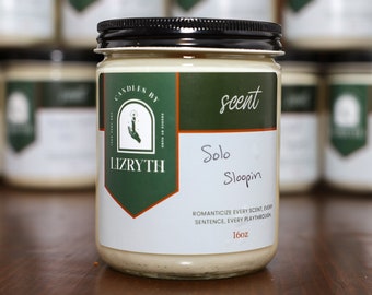 Solo Sloopin' ~  Wood Wick Soy 16oz Container Candle