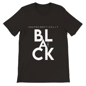 UNAPOLOGETICALLY BLACK AF Unisex Crewneck T-Shirt