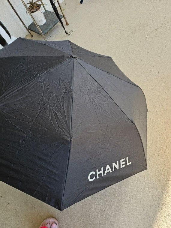 Chanel Umbrella - 6 For Sale on 1stDibs  chanel umbrella holder, chanel  umbrella for sale, chanel transparent umbrella