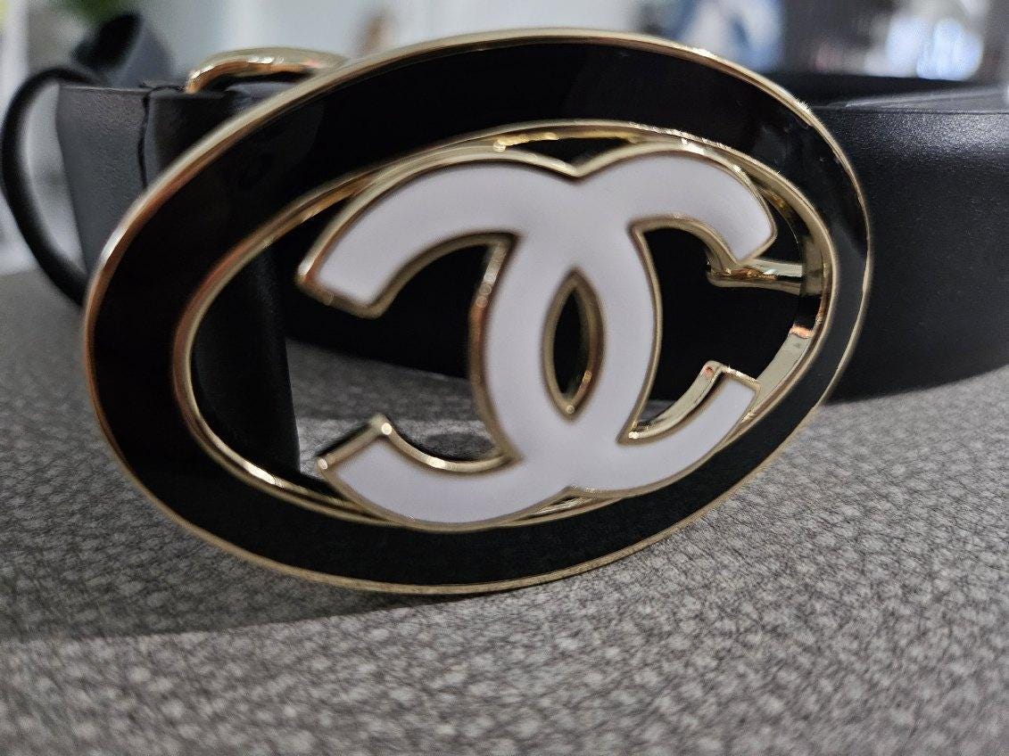 【CHANEL】vintage belt★シャネル ヴィンテージ ベルト CHANEL (シャネル) ヴィンテージ デカココ ココマーク レザー