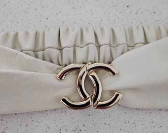 Vintage Chanel Sheepskin Belt