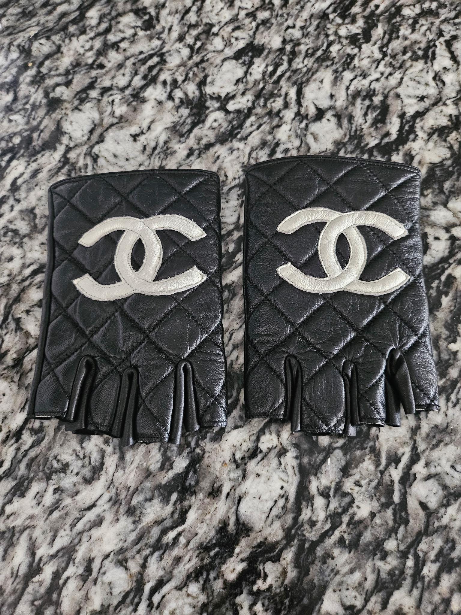Chanel Leather Glove - Etsy