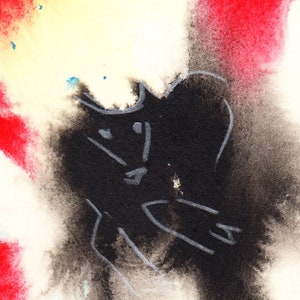 Klappkarte Original Nummeriert Handsigniert " quattordici"
