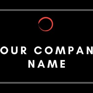 Business card template