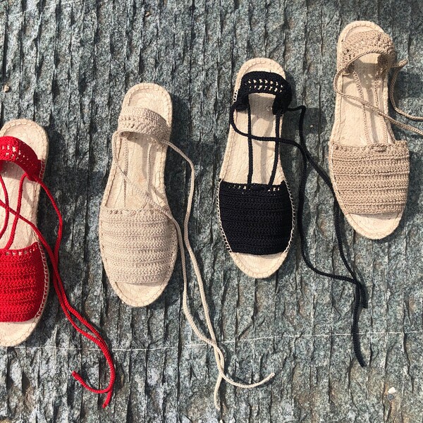 Sun Chaser Crochet Espadrille