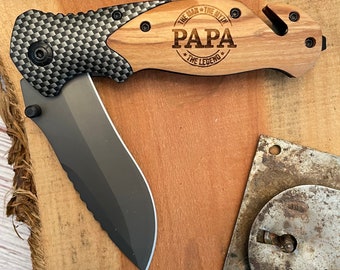 Papa - Man Myth Legend Knife