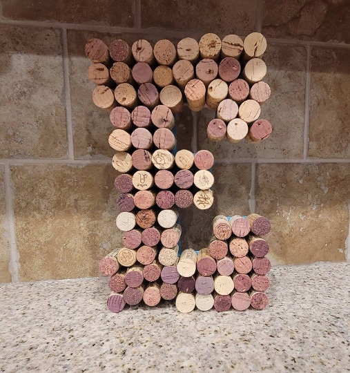 Custom Cork Letter Decor Hanging or Stand Alone - Etsy