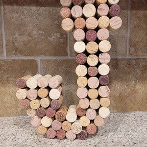 Custom Cork Letter Decor, Hanging or Stand Alone