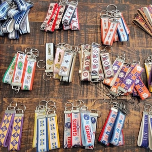 Wristlet Keychain | Sports | Football | NASCAR | Baseball