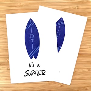Postkarte Its a Surfer