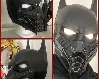 Hommes Batman Masque Halloween Fête Cosplay Costume Prop Coiffures