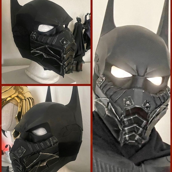 The Batman mask covid cosplay