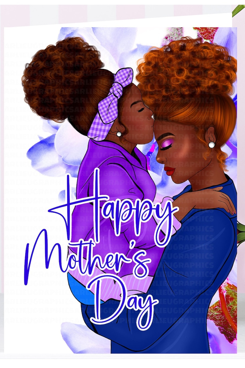 African American Mother’s Day Greeting Cards, Black Women Mom, Sister
