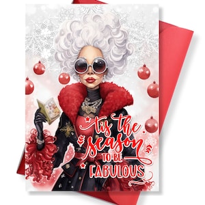 Cartes de voeux de vacances afro-américaines vintage, cadeaux, assortiment de cartes vierges faites main, Noël mélanine, voeux de saison, père Noël noir,