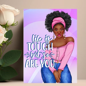 Afro-Amerikaanse vrouwen, bevestigingskaarten voor zwarte vrouwen, cadeaus voor vriendinnen,