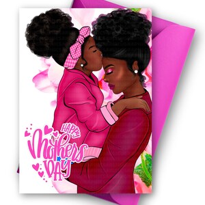 Mothers Day Greeting Cards, African American Mother & Child, Black ...