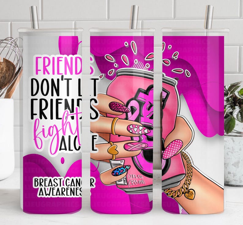 Breast Cancer Awareness, Tumblers, Black Women Survivors, African