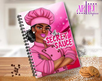 Diario di ricette Black Girl Magic: quaderno di cucina vuoto in regalo