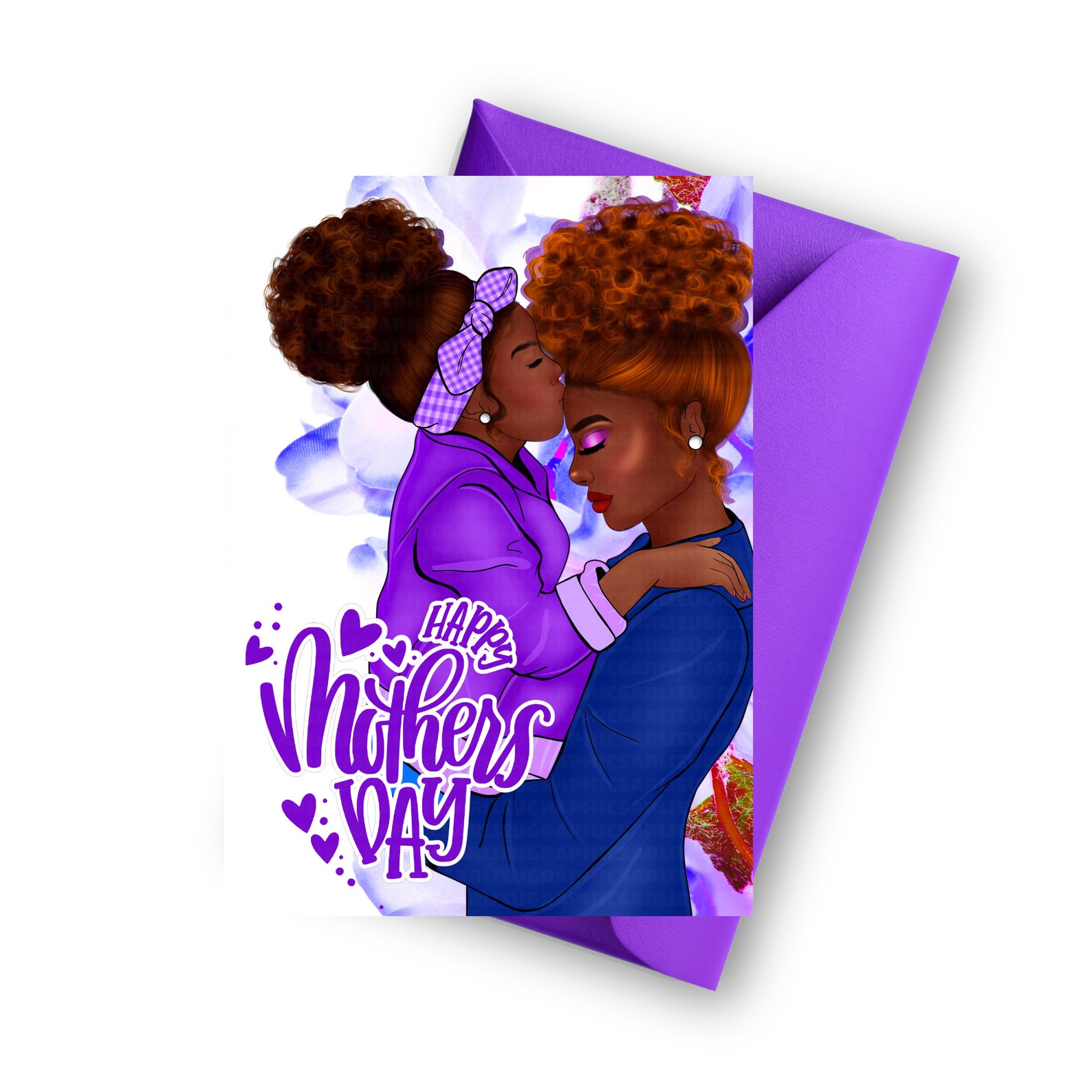 Mothers Day Greeting Cards, African American Mother & Child, Black ...