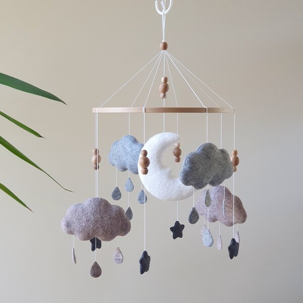 Natural Baby Mobile Etsy